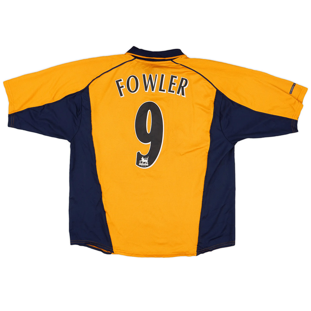 FOWLER #9 Retro Liverpool Away Jersey 2000/01 — Liverpool Away 2000/01