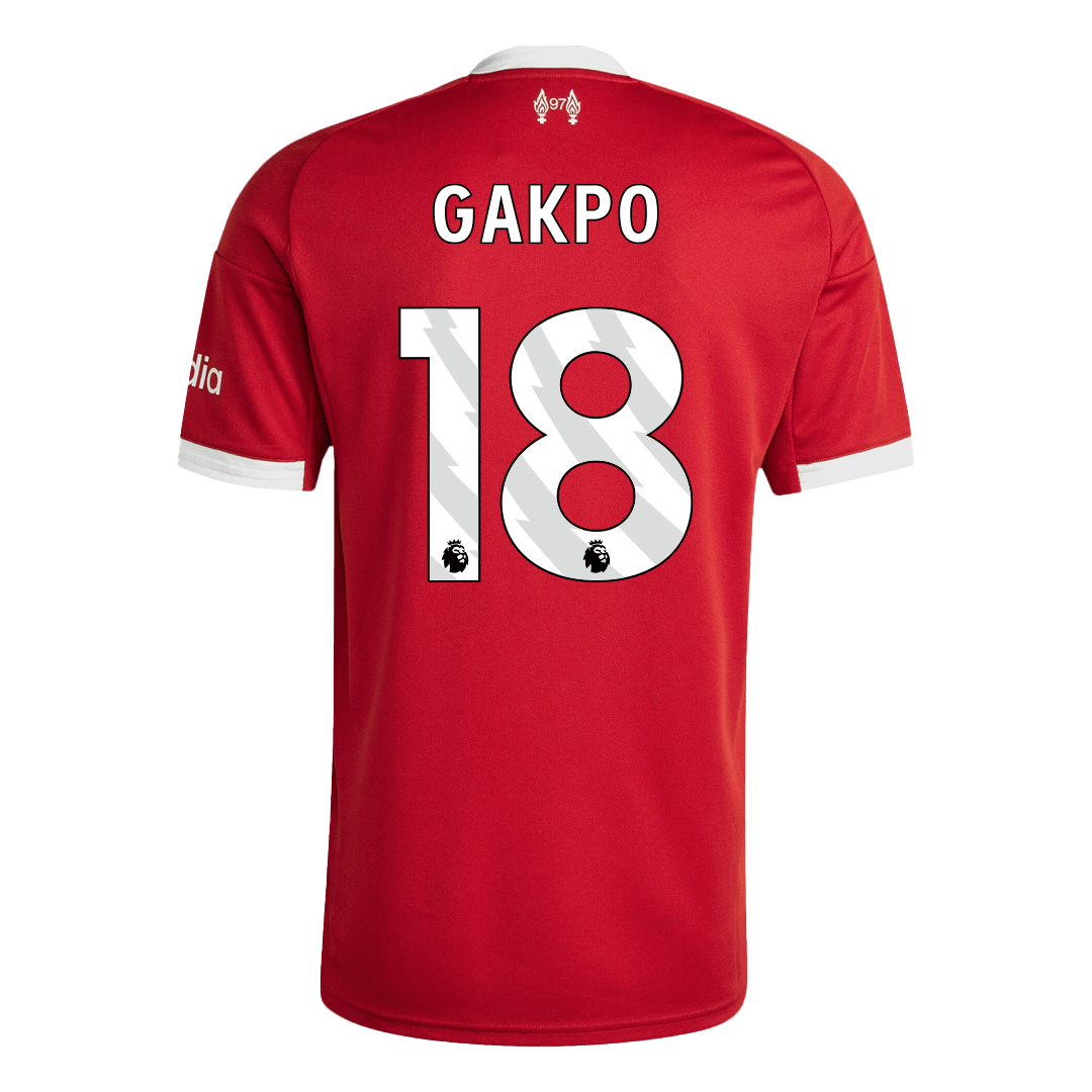 GAKPO #18 Liverpool Home Jersey 2025/26 — Liverpool Home 2025/26