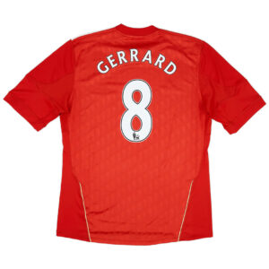 GERRARD #8 Retro Liverpool Home Jersey 2010/12 - Cancha Kits