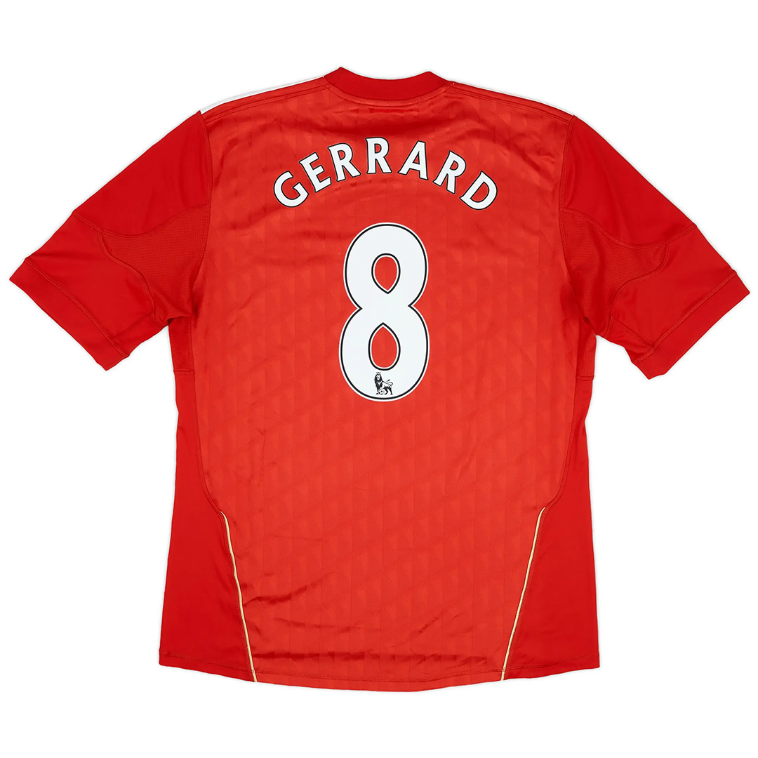 GERRARD #8 Retro Liverpool Home Jersey 2010/12 — Liverpool Home 2010/12