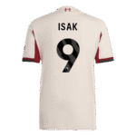 ISAK ##9 Liverpool Away Match Jersey Player Version 2025/26