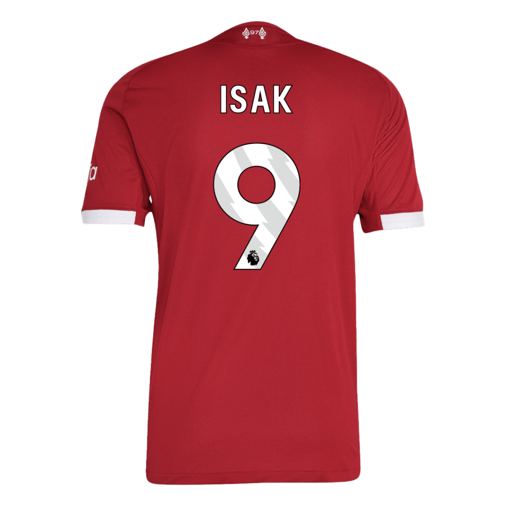 ISAK #9 Liverpool Home Match Jersey Player Version 2025/26 - Cancha Kits