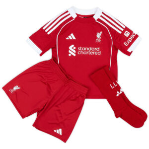 Kids Liverpool Home Jersey Full Kit 2025/26 - Cancha Kits