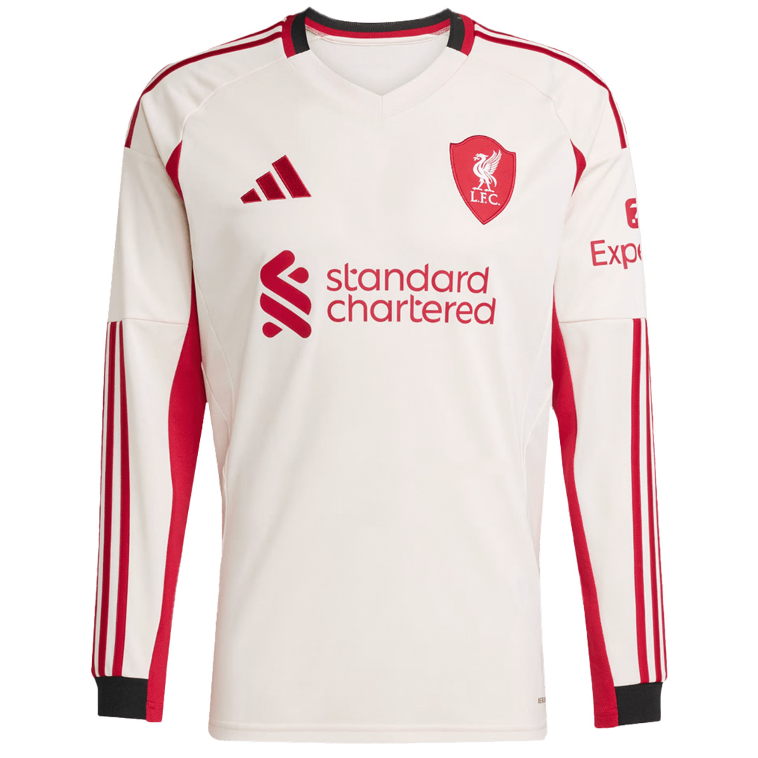 Liverpool Away Long Sleeve Jersey 2025/26 — Liverpool Away 2025/26