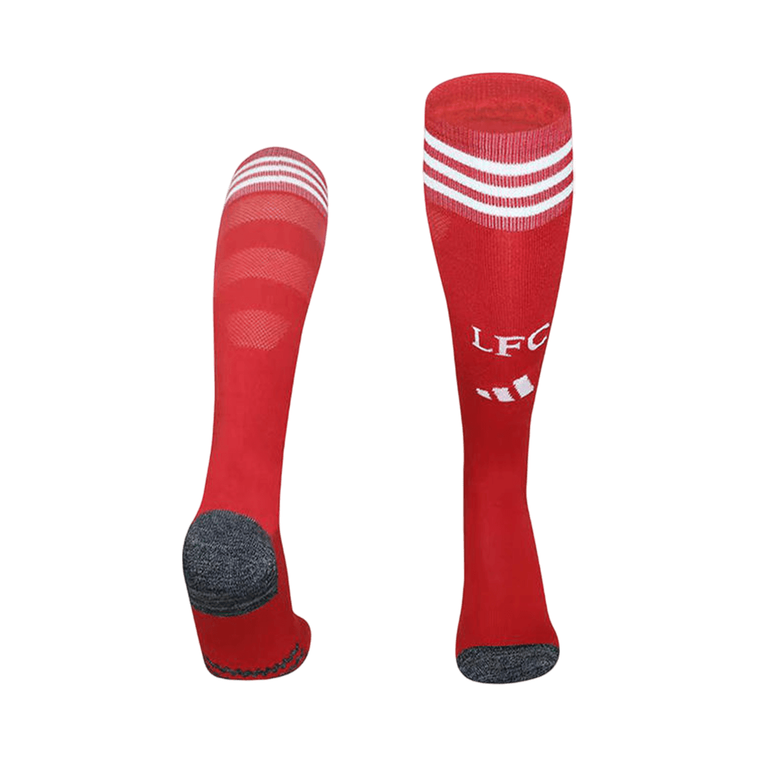 Liverpool Home Soccer Socks - Red 2025/26 — Liverpool Home 2025/26