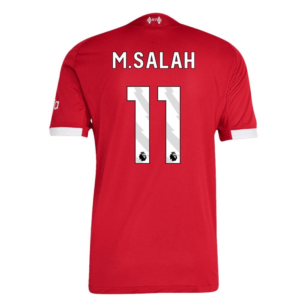 M.SALAH #11 Liverpool Home Match Jersey Player Version 2025/26 - Cancha Kits