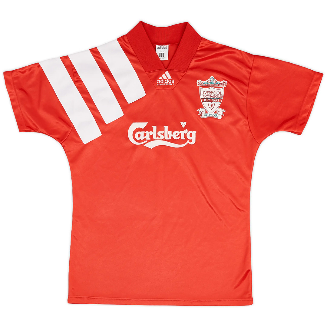 Retro Liverpool Home Centenary Jersey 1992/93 — Liverpool Home 1992/93