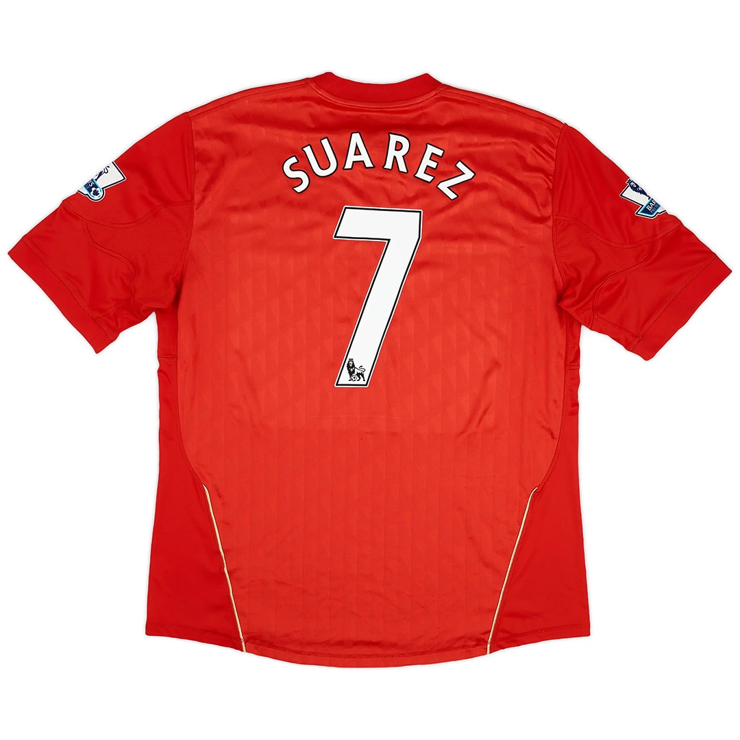SUAREZ #7 Retro Liverpool Home Jersey 2010/12 — Liverpool Home 2010/12