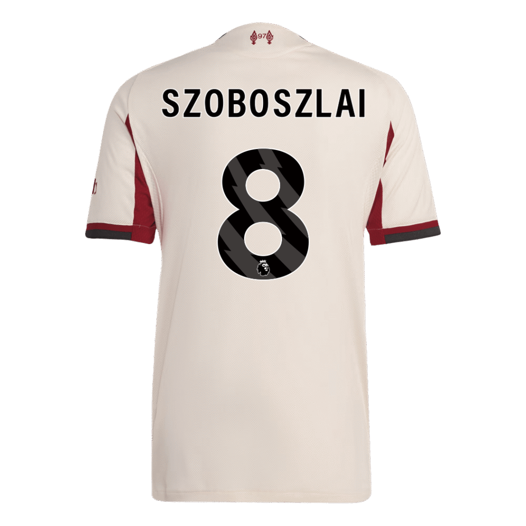 SZOBOSZLAI #8 Liverpool Away Match Jersey Player Version 2025/26 - Cancha Kits