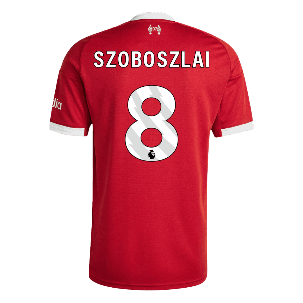 SZOBOSZLAI #8 Liverpool Home Jersey 2025/26 - Cancha Kits