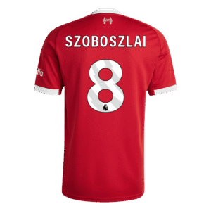 SZOBOSZLAI #8 Liverpool Home Jersey 2025/26 - Cancha Kits