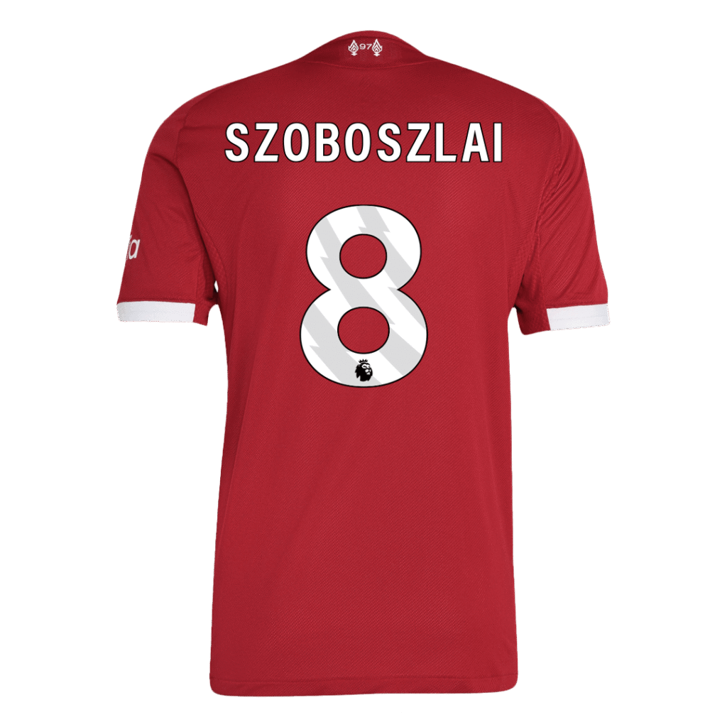 SZOBOSZLAI #8 Liverpool Home Match Jersey Player Version 2025/26 - Cancha Kits