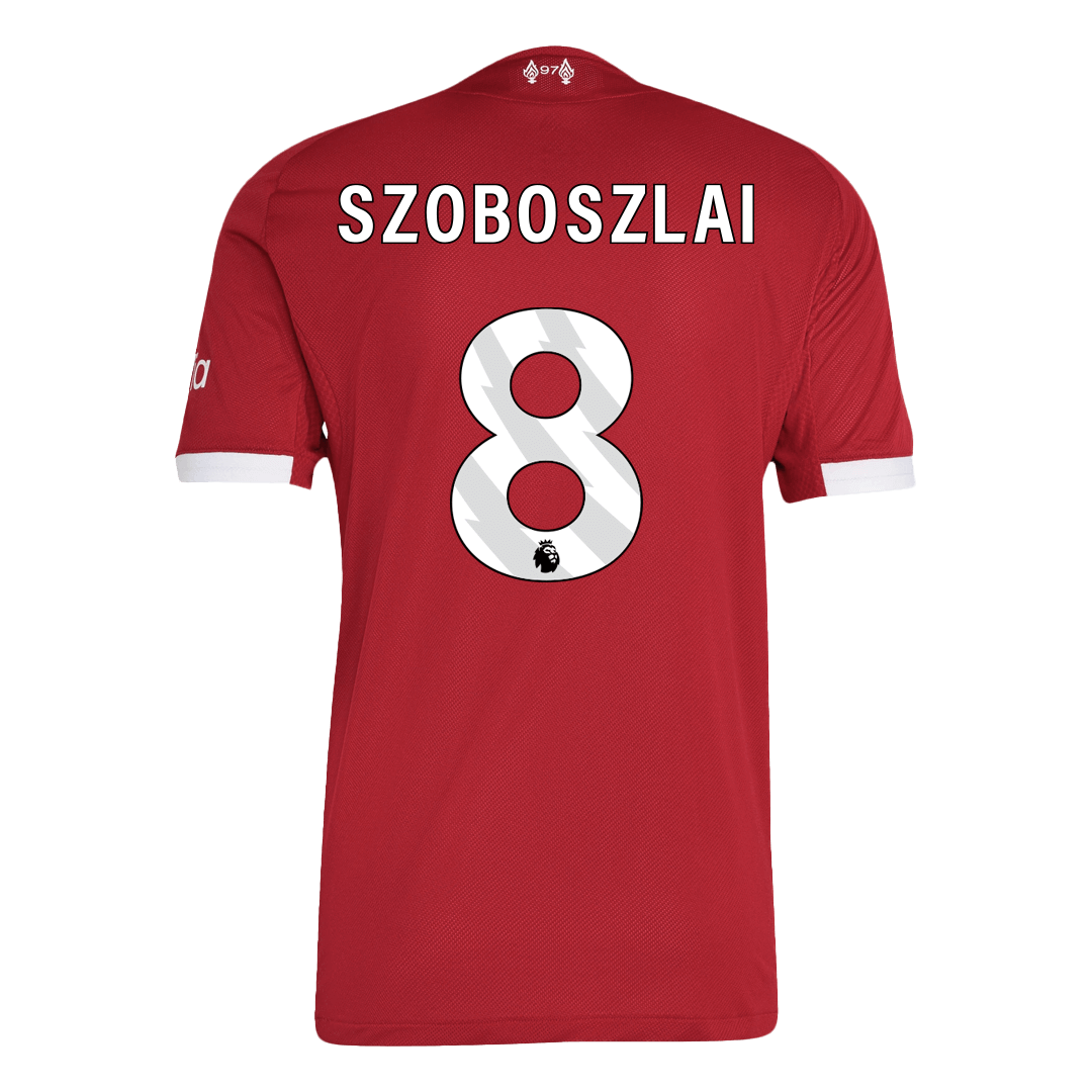 SZOBOSZLAI #8 Liverpool Home Match Jersey Player Version 2025/26 — Liverpool Home 2025/26