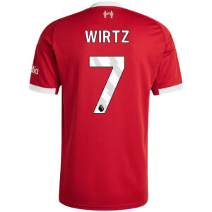 WIRTZ #7 Liverpool Home Jersey 2025/26 - Cancha Kits