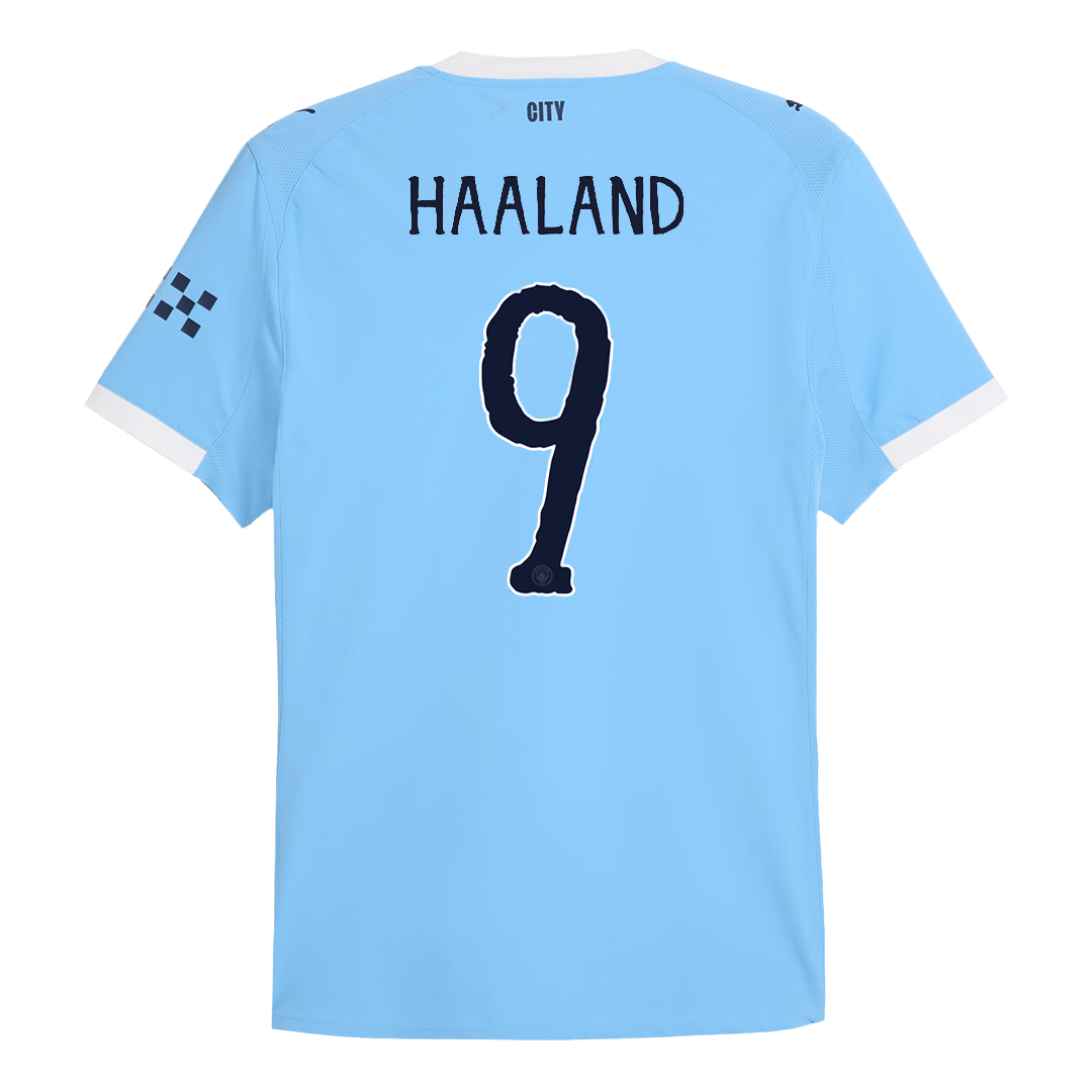 HAALAND #9 Manchester City Home Match Jersey Player Version 2025/26 - Club World Cup — Manchester City Home 2025/26