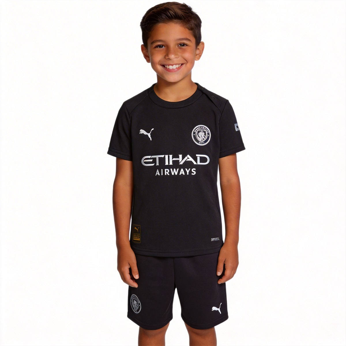 Kids Manchester City Away Jersey Kit — Manchester City Away 2024/25