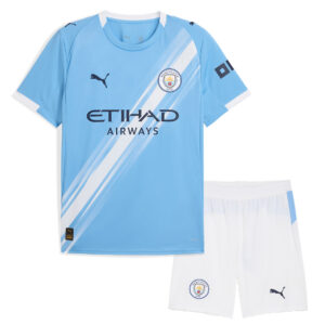 Kids Manchester City Home Jersey Full Kit 2025/26 - Cancha Kits