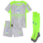 Kids Manchester City Third Jersey Full Kit 2025/26