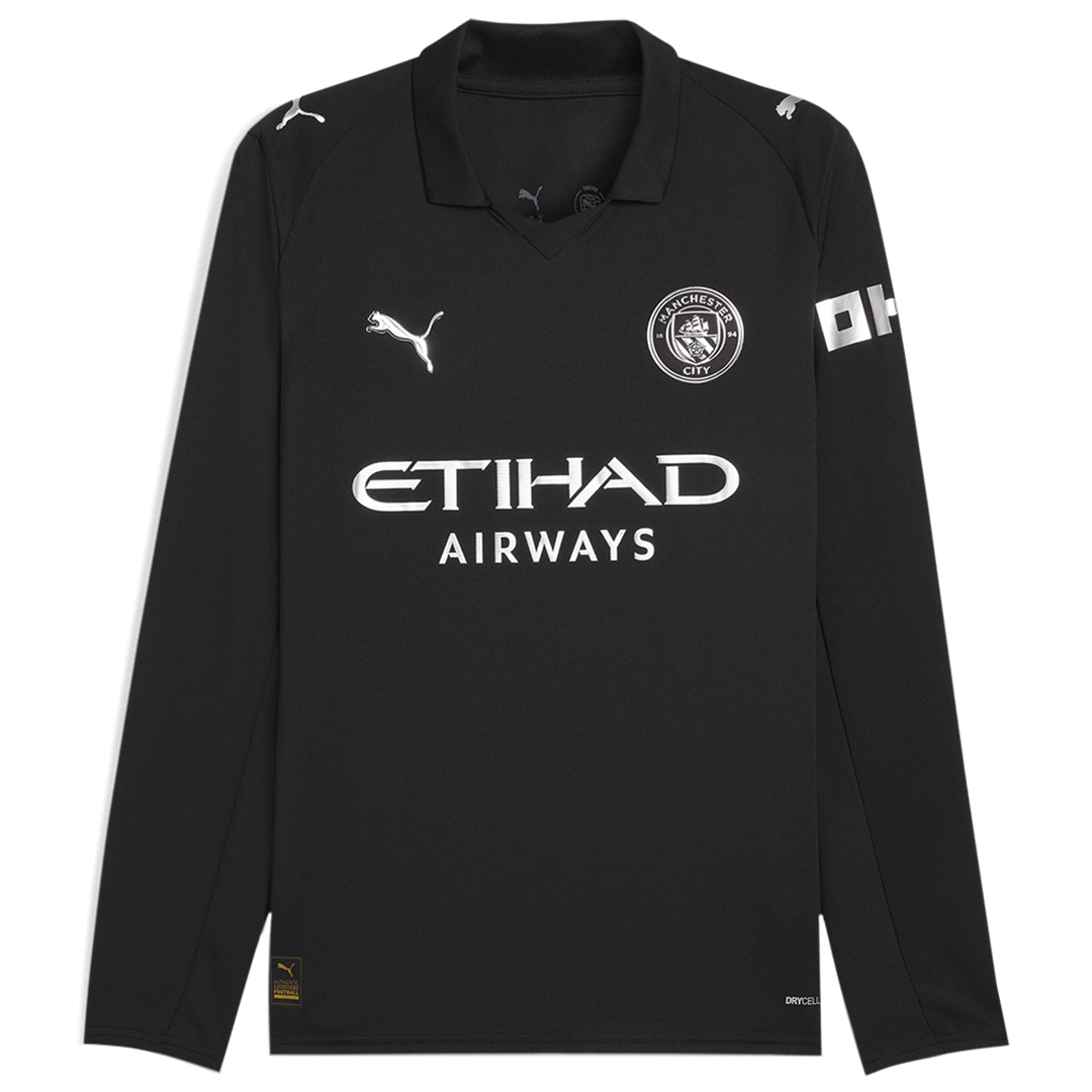 Manchester City Away Long Sleeve Jersey 2025/26 — Manchester City Away 2025/26