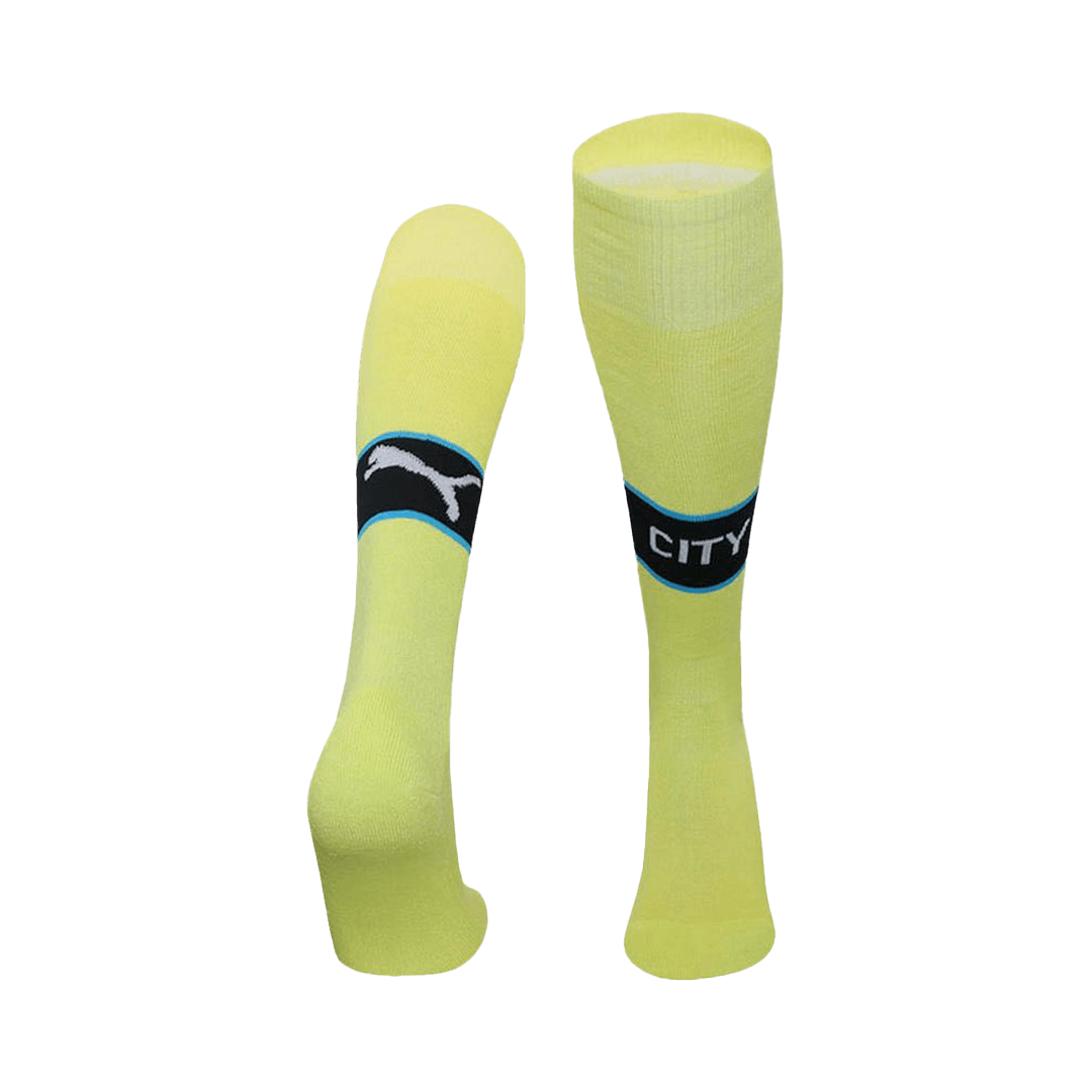 Manchester City Away Soccer Socks — Manchester City Away 2024/25