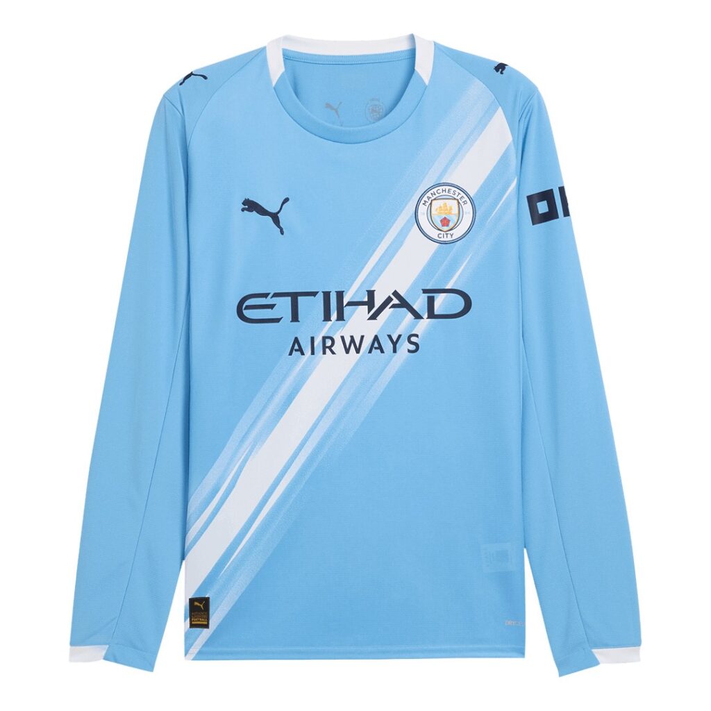 Manchester City Home Long Sleeve Jersey 2025/26 - Cancha Kits