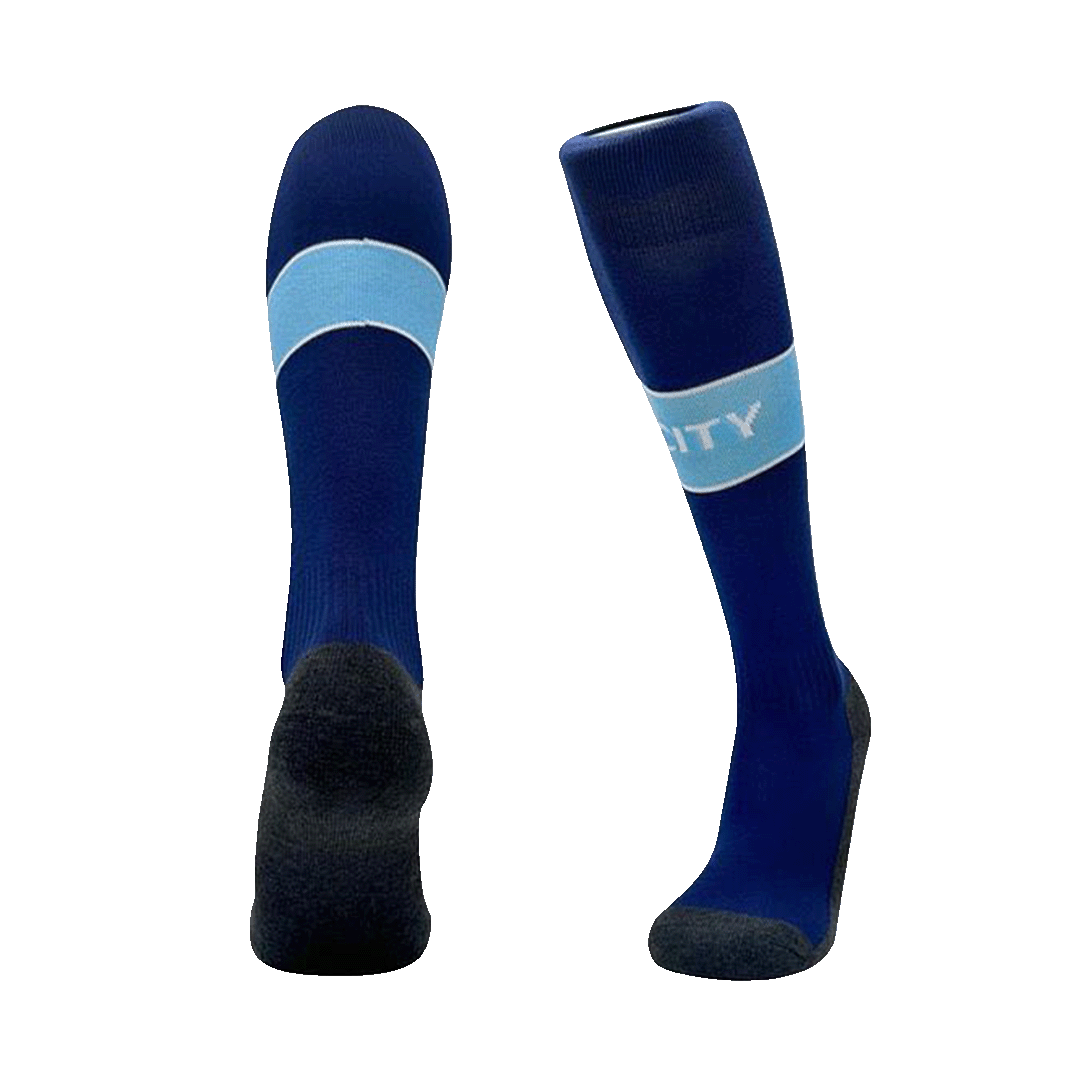 Manchester City Home Soccer Socks — Manchester City Home 2024/25