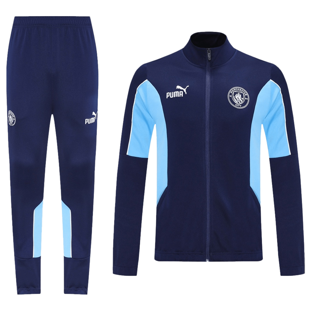 Manchester City Training Tracksuit Kit(Jacket+Pants) Navy 2025/26 — Manchester City Training 2025/26