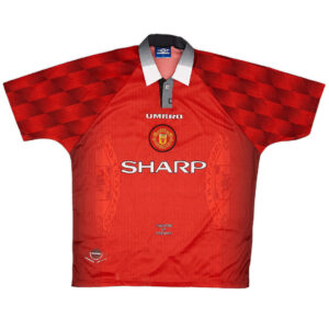 Beckham #10 Retro Manchester United Home Jersey 1996/98 - Cancha Kits