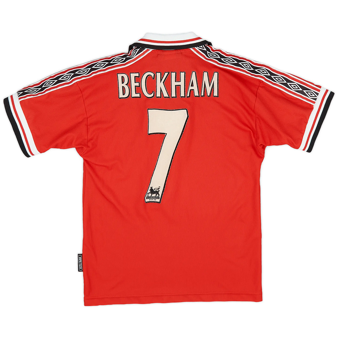 BECKHAM #7 Retro Manchester United Home Jersey 1999/00 — Manchester United Home 1999/00