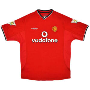 BECKHAM #7 Retro Manchester United Home Jersey 2000/02 - Cancha Kits