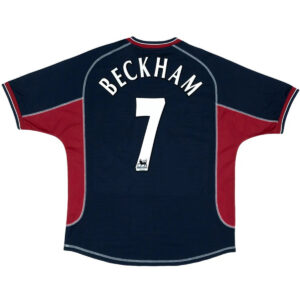 BECKHAM #7 Retro Manchester United Third Jersey 2000/01 - Cancha Kits