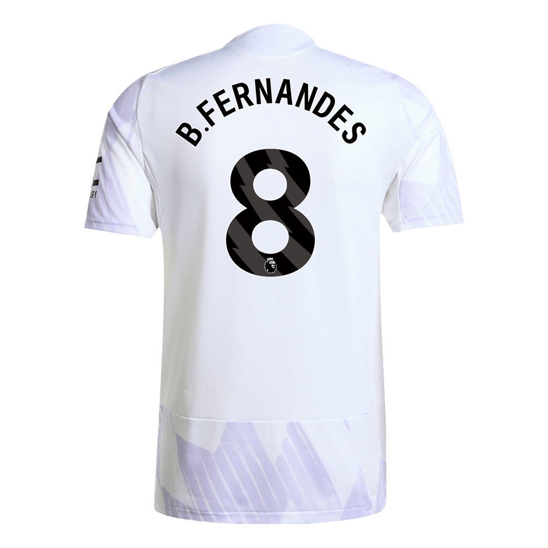 B.FERNANDES #8 Manchester United Away Match Jersey Player Version 2025/26 — Manchester United Away 2025/26