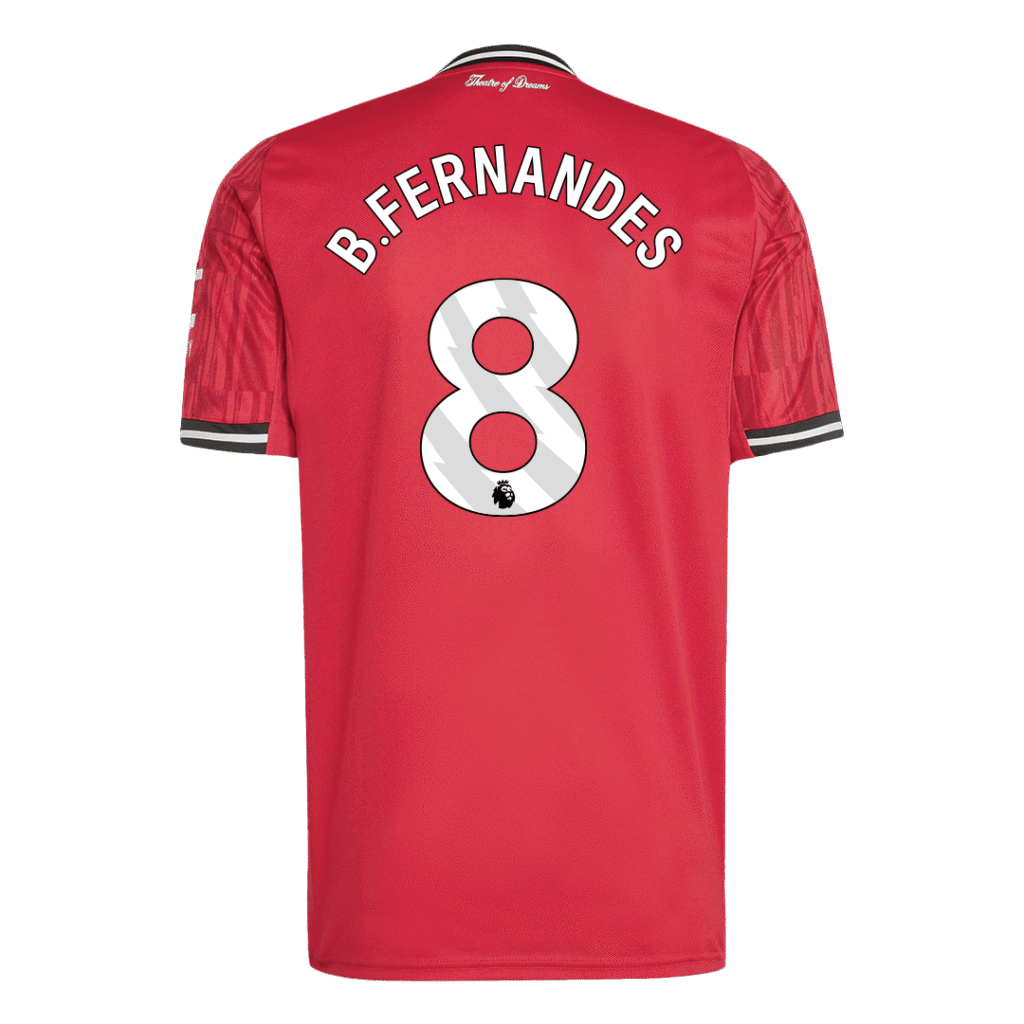 B.FERNANDES #8 Manchester United Home Jersey 2025/26 - Cancha Kits