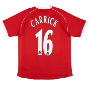 Carrick #16 Retro Manchester United Home Jersey 2006/07 - Cancha Kits