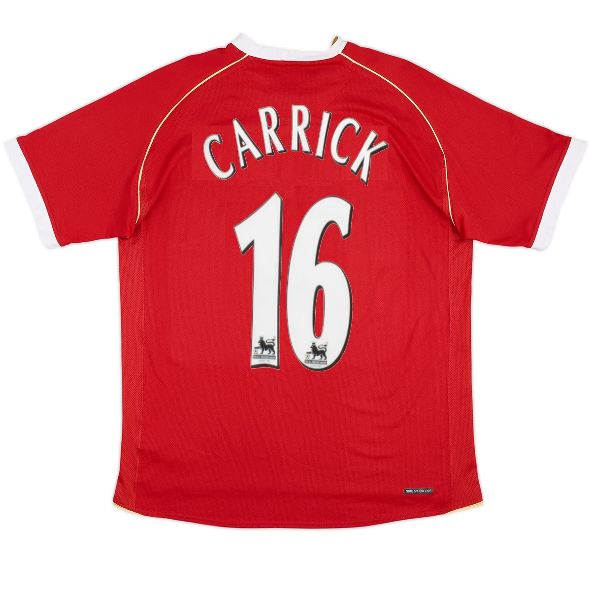 Carrick #16 Retro Manchester United Home Jersey 2006/07 — Manchester United Home 2006/07