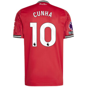 Cunha #10 Manchester United Home Jersey 2025/26 - Cancha Kits