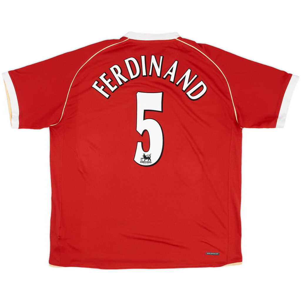 Ferdinand #5 Retro Manchester United Home Jersey 2006/07 - Cancha Kits