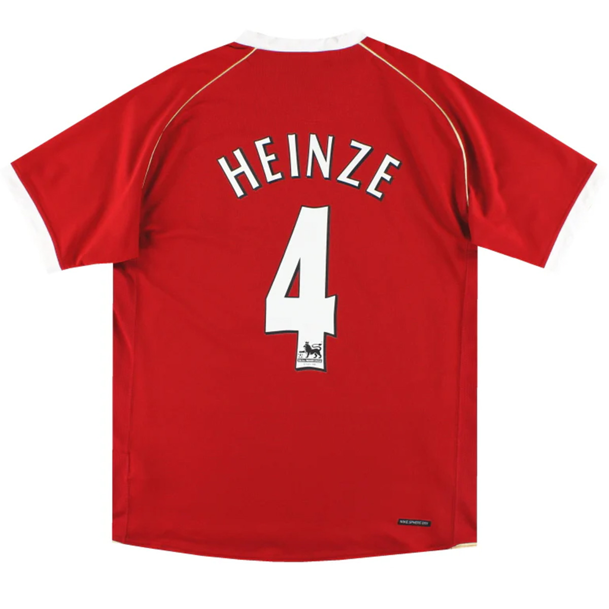 Heinze #4 Retro Manchester United Home Jersey 2006/07 — Manchester United Home 2006/07