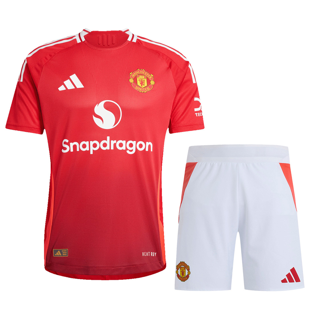 Manchester United Home Match Kit Player Version — Manchester United Home 2024/25
