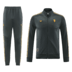 Manchester United Training Tracksuit Kit(Jacket+Pants) Black 2025/26