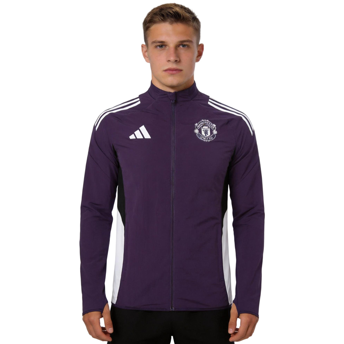 Manchester United Windbreaker Jacket Purple 2025/26 — Manchester United Windbreaker 2025/26
