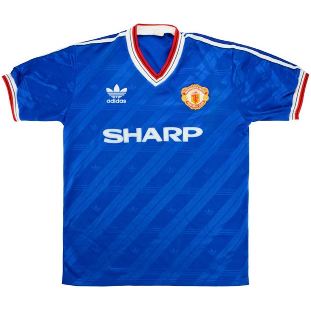 Retro Manchester United Away Jersey 1986 — Manchester United Away 1986