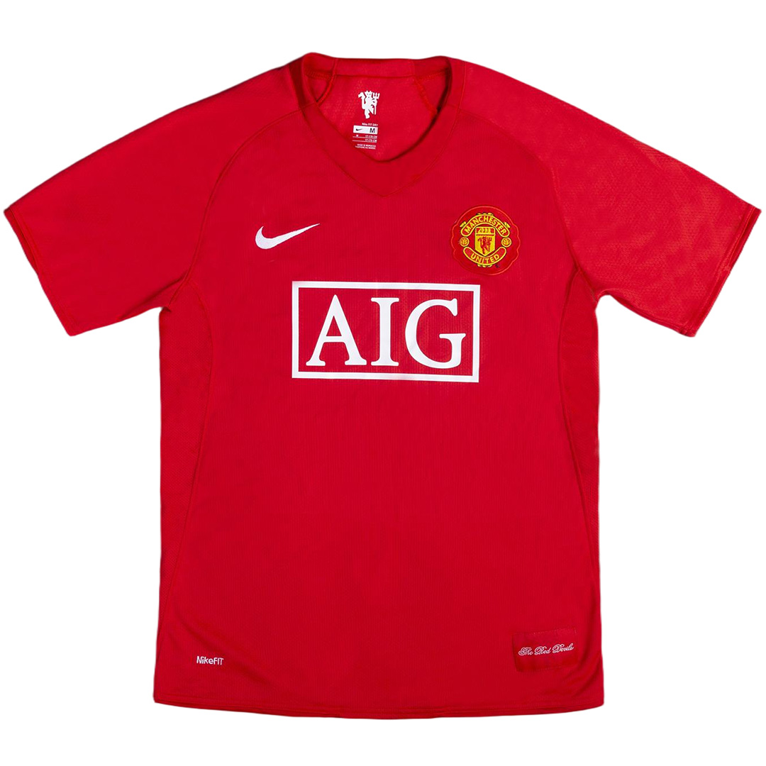 Retro Manchester United Home Jersey 2007/08 — Manchester United Home 2007/08