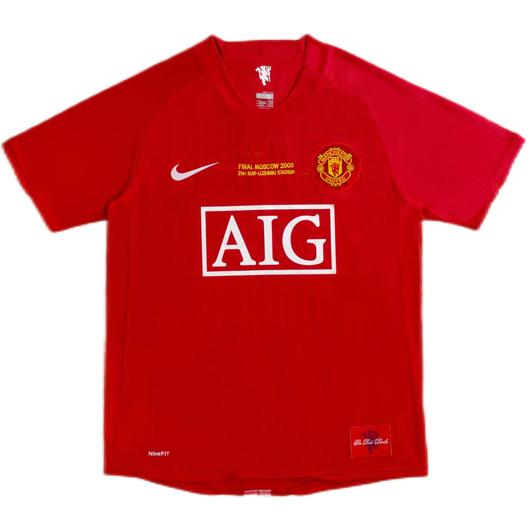 Retro Manchester United UCL Final Home Jersey 2007/08 — Manchester United Home 2007/08