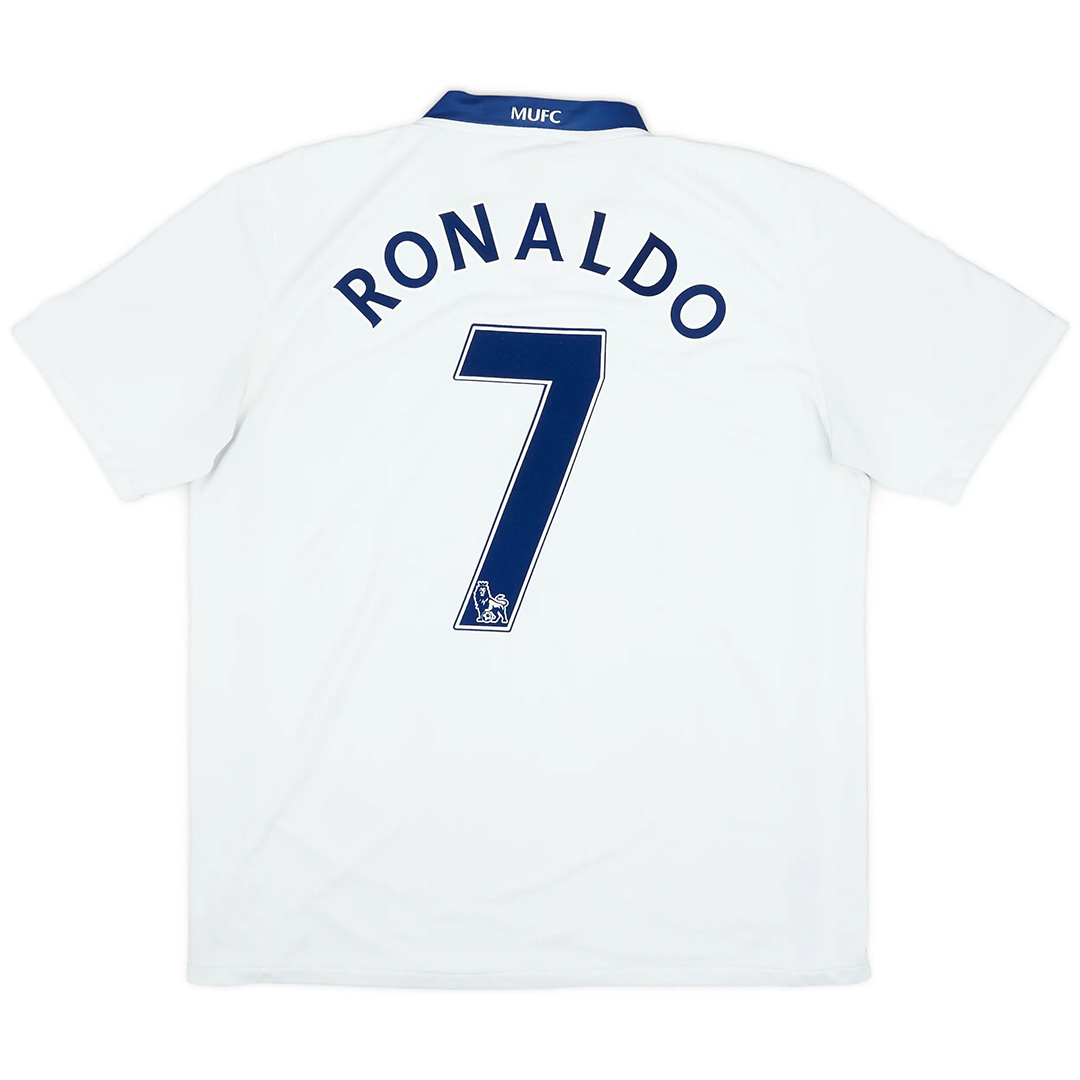 Ronaldo #7 Retro Manchester United Away Jersey 2008/09 — Manchester United Away 2008/09