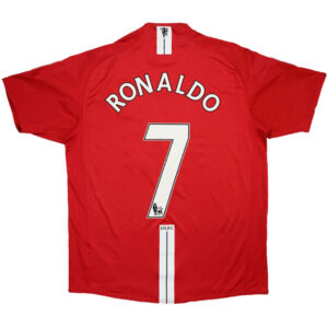 RONALDO #7 Retro Manchester United Home Jersey 2007/08 - Cancha Kits