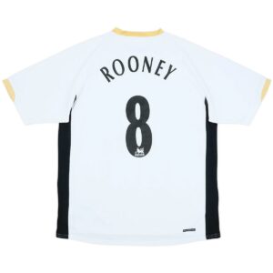 Rooney #8 Retro Manchester United Away Jersey 2006/08 - Cancha Kits