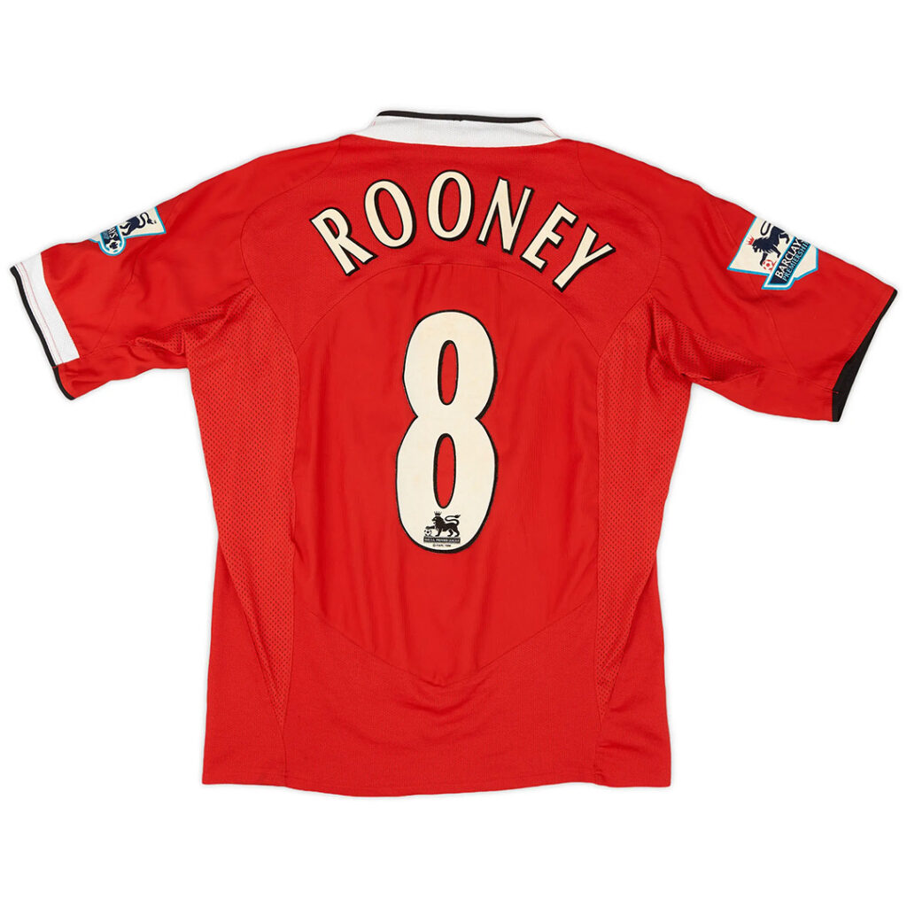 Rooney #8 Retro Manchester United Home Jersey 2004/06 - Cancha Kits