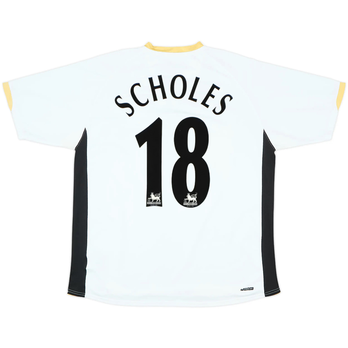 Scholes #18 Retro Manchester United Away Jersey 2006/08 — Manchester United Away 2006/08