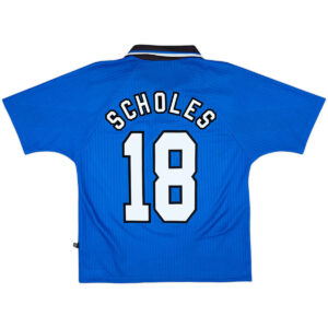 Scholes #18 Retro Manchester United Third Jersey 1996/98 - Cancha Kits